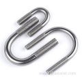 DIN3570 u shape carbon steel bolt stainless steel bolts customized u bolt pipe bend clamp